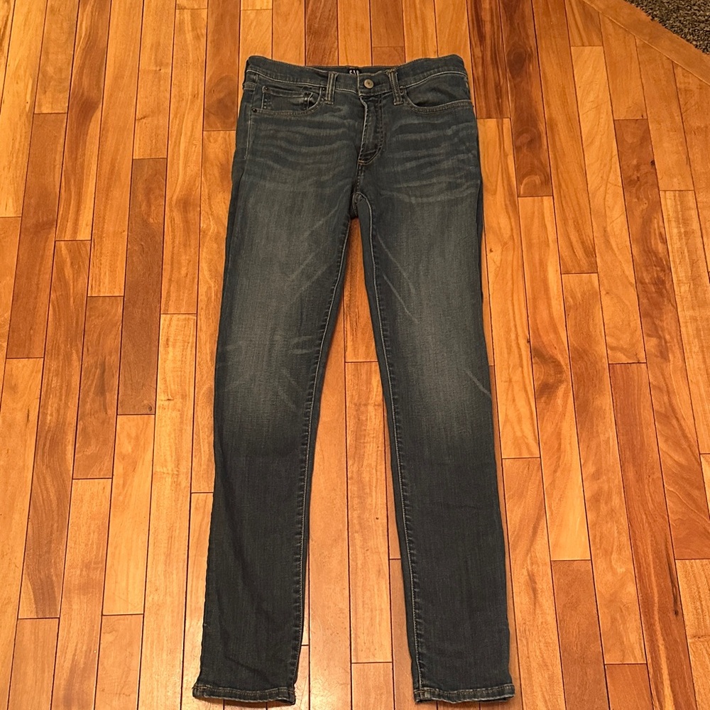 GAP Men's Skinny Jeans in Dark Blue